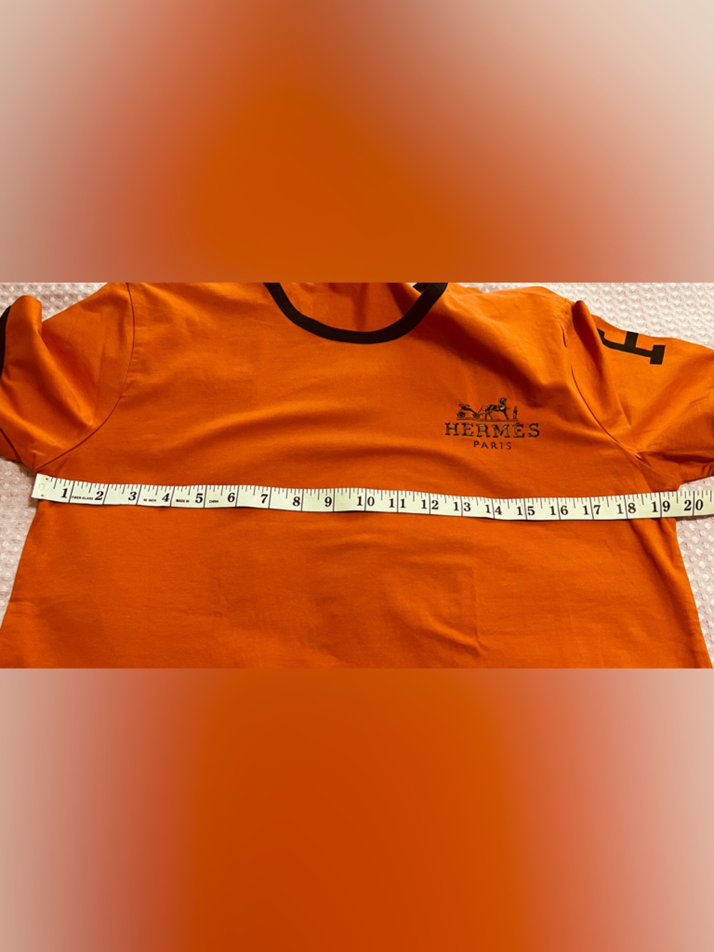 Orange Short-Sleeve With Graphics Ringer Tee - Picture 3 of 4